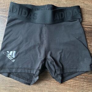 Adidas Black Alphaskin Climalite Shorts